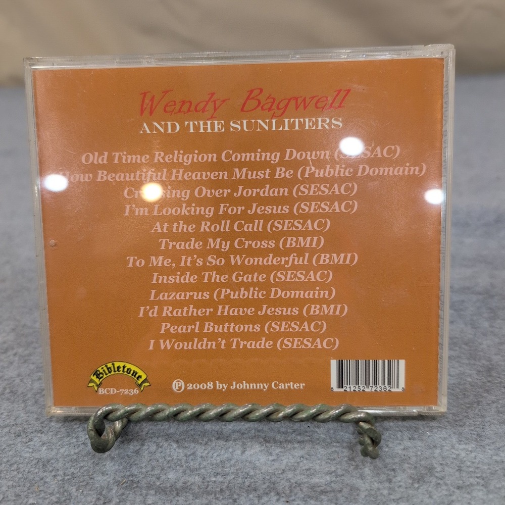 Wendy Bagwell and the Sunliters Old Time Religion CD Gospel Music 2008 Bibletone - Picture 2 of 2